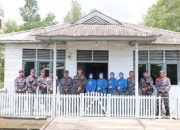 Tinjau Kesiapan Operasional Satuan Jajaran, Danlanal Dumai Laksanakan Kunker Ke Pos TNI AL Kuala Enok
