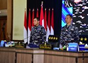 Danlanal Simeulue Hadiri Apel Komando Satuan Tahun 2024 di Bumimoro Surabaya