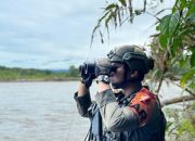 Penyisiran Zona Merah oleh SAR Korps Brimob Polri di Lokasi Hilangnya Iptu Tomi Marbun