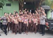 Sat Lantas Polres Metro Bekasi Kota Berikan Edukasi Keselamatan Lalu Lintas kepada Siswa SMP PGRI 2