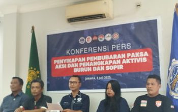 Pembubaran Paksa Aksi dan Penangkapan Aktivis Buruh dan Sopir Cederai Demokrasi